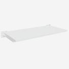 Prateleira Quadrada Leve Simples 60x30 cm Cor Preta ou Branca Comac
