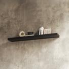 Prateleira Reta para Sala de Estar 180cm Preto
