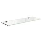 Prateleira Retangular Belle Vidrio com Suporte 10x60cm - VIDRIO-1060-INC - MULTIVISÃO
