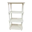 Prateleira Sapateira Estante Multiuso 4 Andares 78x43x29cm Modular Reforçada Compactav Decorada Gress Com Pezinhos
