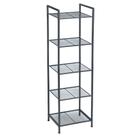 Prateleira SONGMICS UBSC35BK ajustável de 5 níveis 30x38x128 cm Prateleira SONGMICS UBSC35BK ajustável de 5 níveis 30x38x128 cm