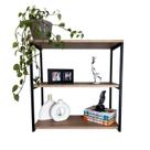 Prateleira Strassis Design SD-3210 Metal e MDF cor: Preta