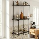 Prateleira Tripla Vertical para Organização e Decoração Eloa