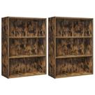 Prateleira VASAGLE ULBC163X01-2 60x24x81 cm Conjunto de 3 camadas x2