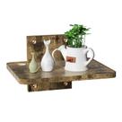 Prateleira WALI CS201NC Vintage Brown de madeira flutuante 35x28x2 cm