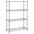 Prateleiras de armazenamento de arame BestOffice ajustáveis 36x14x54cm