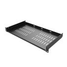 Prateleiras de rack de servidor QIaoYouBang 1U Universal 25,4 cm de profundidade 19