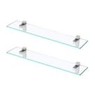 Prateleiras de vidro para banheiro KES BGS3201S60-2-P2 60cm com suporte
