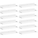 Prateleiras flutuantes Lifewit, pacote com 12, acrílico branco, 38,1 cm