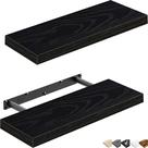 Prateleiras flutuantes QEEIG para parede, banheiro, quarto, cozinha