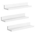 Prateleiras Flutuantes SONGMICS ULWS38WT - Conjunto de 3 (38cm) - Branco