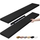 Prateleiras Flutuantes Sorbus Kit com 2 Peças 89 cm Preto para Fixação na Parede Prateleiras Flutuantes Sorbus Kit com 2 Peças 89 cm Preto para Fixação na Parede
