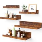 Prateleiras flutuantes Upsimples Home, conjunto de 5 para decoração de parede
