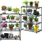 Prateleiras para Plantas Ohuhu 4 Camadas Kit com 2 Unidades 79x46x107 cm Metal