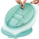 Prática 2 litros com base translúcida, ralo e tampa Verde Mint Tupperware