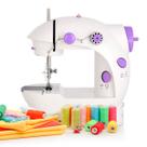 Prática Mini Máquina De Costura Reta Importway Iwmc-507 Portátil Branca 110v/220v