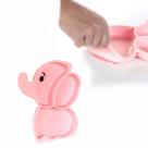 Pratinho Com Divisória Infantil Silicone Macio Alimentar Prato Bebê Resistente Introdução Alimentar Ventosa 3 Divisórias Livre BPA Criança Refeição