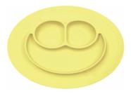 Pratinho de Silicone com Divisórias Amarelo Turminha Guará