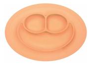 Pratinho de Silicone com Divisórias Laranja Turminha Guará