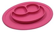Pratinho de Silicone com Divisórias Rosa Turminha Guará