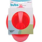 Pratinho Fundo Refeiçao Bebe BOWL Papinha Tampa e Colher COR Rosa Buba