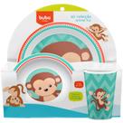 Pratinho Infantil Bowl Copo Para Bebê Buba Macaco Pratinho Infantil Bowl Copo Para Bebê Buba Macaco