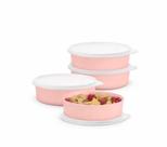 Pratinho infantil rosa chá 500 ml da tupperware
