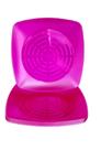 Prato Acrílico Quadrado Resistente 15cm Lilás Tr - 10 unid Prato Acrílico Quadrado Resistente 15cm Lilás Tr - 10 unid