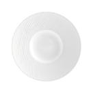 Prato Apresentação Dunas Branco Fosco Germer Porcelanas