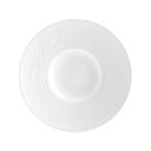 Prato Apresentação Relevo Dunas Branco Germer Porcelanas Prato Apresentação Relevo Dunas Branco Germer Porcelanas