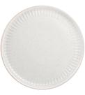 Prato Avulso 20,9cm Para Sobremesa Biseaute Em Ceramica Cor Branca LHermitage