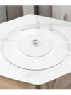 Prato Bailarina Centro de Mesa Vidro Giratório Multiuso 30Cm