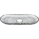 PRATO BOLO BOLEIRA OVAL HOME&CO ECO CRYSTAL 3x33x15cm TRANSPARENTE