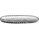 PRATO BOLO BOLEIRA OVAL HOME&CO ECO CRYSTAL x39x14cm TRANSPARENTE