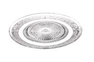 Prato bolo vidro cristal 32.5 cm
