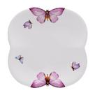 Prato Borboleta Porcelana Sobremesa 19Cm