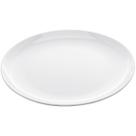 Prato Branco de Melamina Raso Milão Lyor 25,5cm para Refeição Liso Redondo Avulso Cozinha