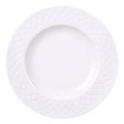 Prato Branco de Sobremesa em Porcelana 21cm Tramontina Ingrid Avulso Mesa Posta