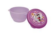 Prato Com Tampa Lilas Minnie Margarida Disney Lillo