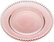 Prato cristal pearl roxo 28 cm - Rojemac