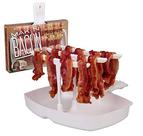 Prato de bacon de microondas que faz bacon original reduz a gordura