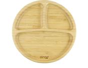 Prato de Bambu com Ventosa Infantil (Linha Eco) - Clingo