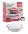 Prato de Bolo Giratória Forma Boleira Bailarina 28cm