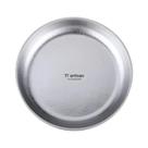 Prato De Camping Extra Grande De Titânio 220mm Tiartisan, Utensílios De Mesa Portáteis Ultraleves De