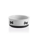 Prato de cerâmica para cães Sweejar Bone Pattern 480 ml (branco) Prato de cerâmica para cães Sweejar Bone Pattern 480 ml (branco)