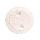 Prato de convés Beckson Marine de 4 polegadas Screw-Out Center Bege Prato de convés Beckson Marine de 4 polegadas Screw-Out Center Bege