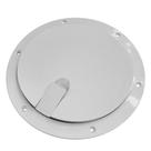 Prato de convés Sea-Dog Pop-Out texturizado branco de 15 cm Prato de convés Sea-Dog Pop-Out texturizado branco de 15 cm
