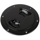 Prato de convés Sea-Dog Smooth Quarter Turn Black 10cm