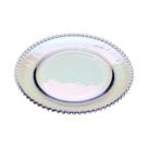 PRATO DE CRISTAL PEARL RAINBOW 28cm - LYOR