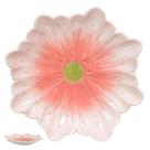 Prato de jantar flor rosa/verde - 26cm